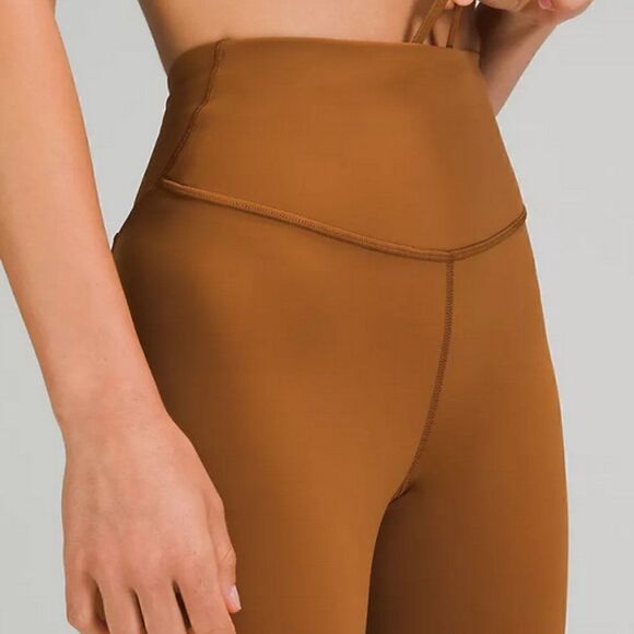 Lululemon Women's Base Pace High-Rise Running Tight 25" Copper Brown NWT size 16 - Picture 6 of 7